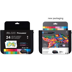Set de 24+1 Promarker Arts et illustration - Winsor & Newton
