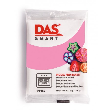 Pâte polymère  Rose 57g - DAS Smart