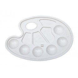 Palette Ovale Plastique