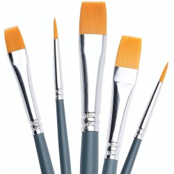 Set de 4 pinceaux Rond & Plat - Winsor & Newton
