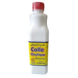 Colle Vinylique Blanche 500 g  - Le coq