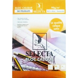 Bloc de Calque  A3 - 50 F - Selecta