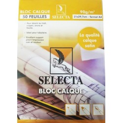 Bloc de Calque  A4  - 50 F - Selecta