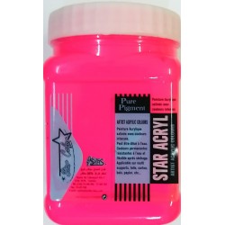 Acrylique Scolaire Star Color - 500 ml - Orange Fluo