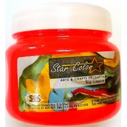 Acrylique Scolaire Star Color - 150 ml - Rouge Fluo