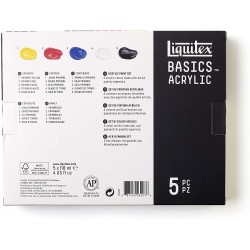 Set Acrylique Basics 5 x 118ml - Liquitex