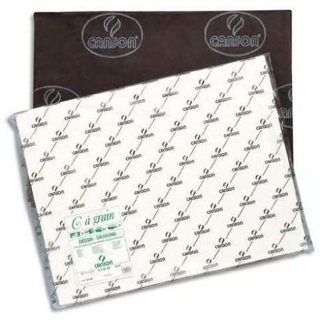 Feuille C à GRAIN® 50X65 224G Blanc - Canson