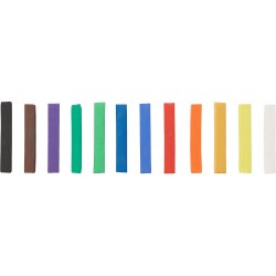 Pastels tendres aquarellables pour enfants - Boîte de 12 - Lefranc Bourgeois