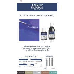Additif Médium Pour Glacis Flamand Flacon 75ml - Lefranc Bourgeois