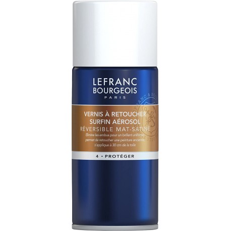 Vernis A Retoucher Surfin Aérosol Mat - Satiné 150ml - Lefranc Bourgeois