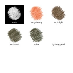 Blister de 6 Crayon pastel hexagonal Mars® Lumograph® - Staedtler