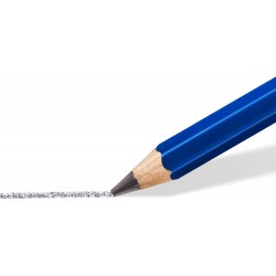 Boîte en métal avec 5 crayons graphites  aquarellables assortis et 1 pinceau - Staedtler