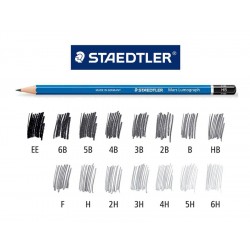 Crayon Graphite Mars Lumograph HB - Staedtler