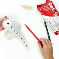 Pâte autodurcissante Blanche 1kg - DAS