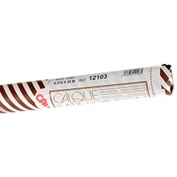 Papier Calque Satin 0,375 x 20 m Translucide 40/45 gr - Canson