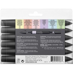 Set de 6 Promarker Tons Pastels - Winsor & Newton