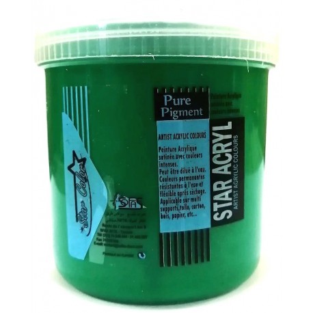 Acrylique Scolaire Star Color - 500 ml - Vert Emeraude