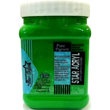 Acrylique Scolaire Star Color - 500 ml - Vert Emeraude