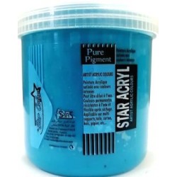 Acrylique Scolaire Star Color - 500 ml - Bleu Turquoise Foncée