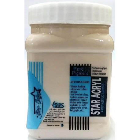Acrylique Scolaire Star Color - 500 ml - Bleu Outremer