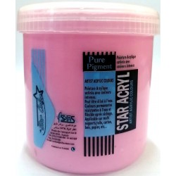 Acrylique Scolaire Star Color - 500 ml - Rose