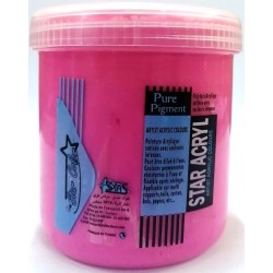 Acrylique Scolaire Star Color - 500 ml - Rose Bonbon