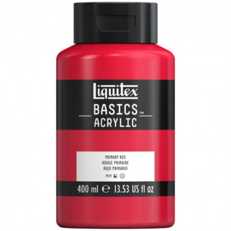 Acrylique Liquitex Basics - 400 ml : Bleu primaire 420