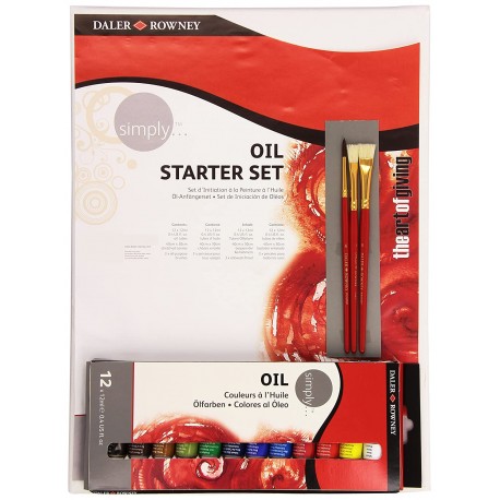 Set Starter Huile 16 Pcs Simply - Daler Rowney