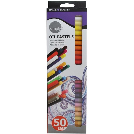 Coffret 50 Pastels à l'huile Simply - Daler Rowney
