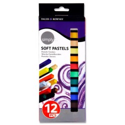 Set de 12 Pastels Soft Simply - Daler Rowney