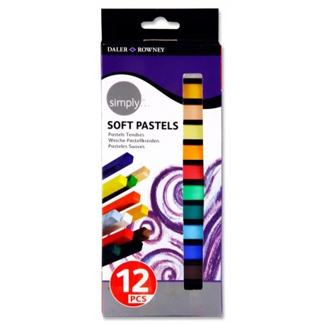 Set de 12 Pastels Soft Simply - Daler Rowney
