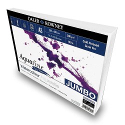 Bloc Papier Aquarelle Texture  A3 300 g 50F Aquafine - Daler Rowney