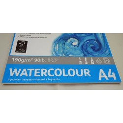 Bloc Papier Aquarelle A4 190g 12F Simply  - Daler Rowney