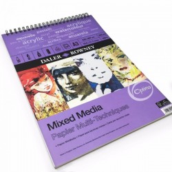 Bloc Papier Mixed Media  A4 250 g 30 F  Optima  - Daler-Rowney