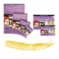 Bloc Papier Mixed Media  A4 250 g 30 F  Optima  - Daler-Rowney