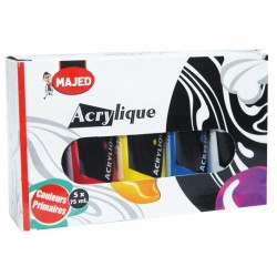 Coffret Acrylique 5 x 75 ML - Majed