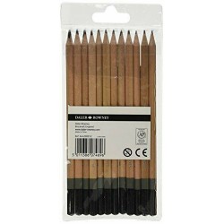 Etui de 12 Crayons Graphites Simply - Daler Rowney
