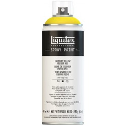 Jaune de cadmium, teinte moyenne 5 - Aérosol Liquitex 400 ml