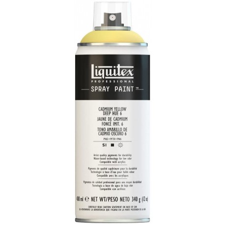 Jaune cadmium foncé teinte 5 - Aérosol Liquitex 400 ml