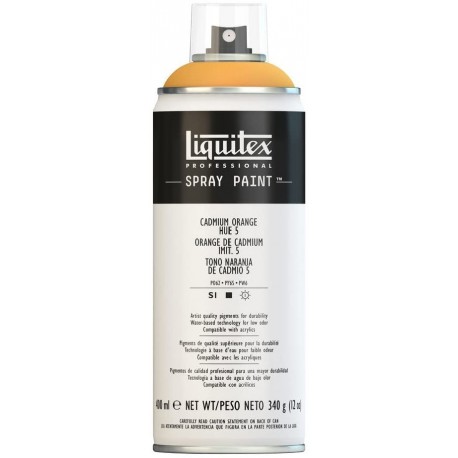 Teinte orange cadmium 6 - Aérosol Liquitex 400 ml