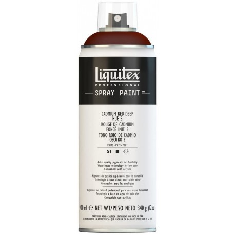 Rouge de cadmium moyen n°2 Imitation - Aérosol Liquitex 400 ml