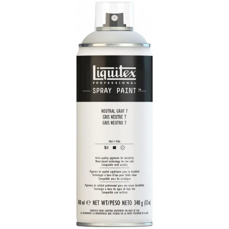 Gris Neutre n°8 - Aérosol Liquitex 400 ml