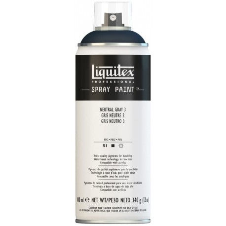 Noir transparent - Aérosol Liquitex 400 ml