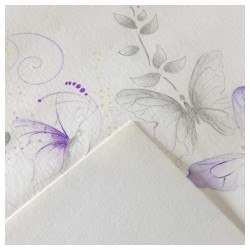 Bloc Papier à dessin Imagine MIX MEDIA  200g/m² - A4  29,7x21 cm 50 F Blanc pur - Canson