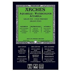 Feuille Aquarelle 76 x 56 cm  300 g/m² - Arche