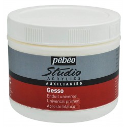 Pot de Gesso Acrylique Blanc 500 ml - Pébéo