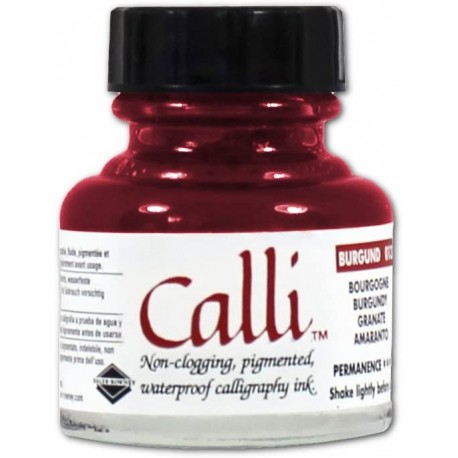 Encre de calligraphie Calli 29.5 ml Bourgogne 013 - Daler Rowney