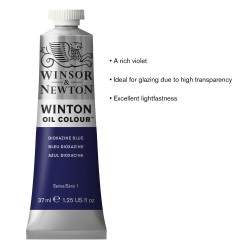 Peinture à l'huile Wintor 37ml Quinacridone Rose Foncé 250 - Winsor & Newton