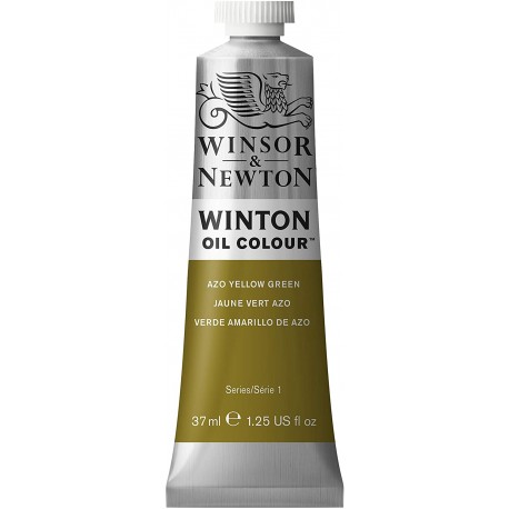 Peinture à l'huile Wintor 37ml Vert jaune phtalo 403 - Winsor & Newton