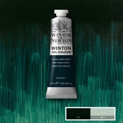 Peinture à l'huile Wintor 37ml Vert jaune azo 280 - Winsor & Newton
